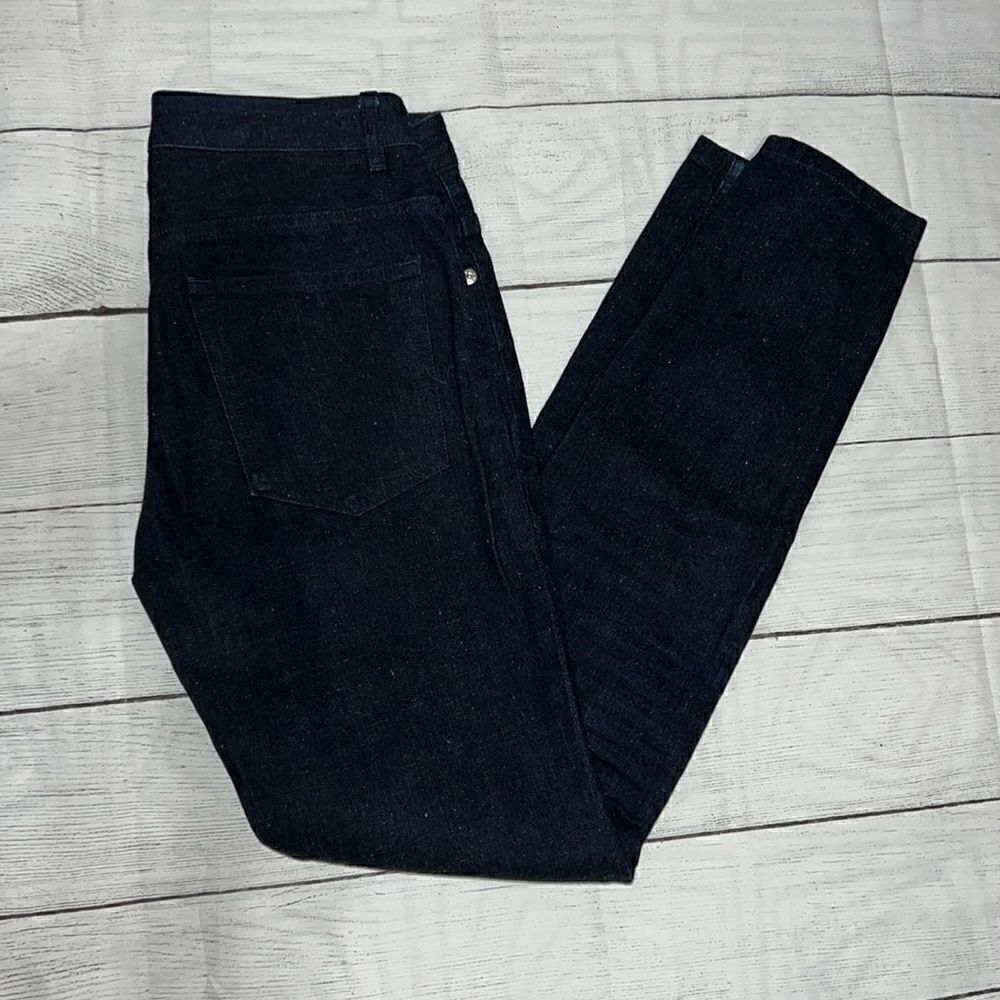 A.P.C Jean Moulant Classic Slim Straight Skinny Denim Jeans Dark sz 24